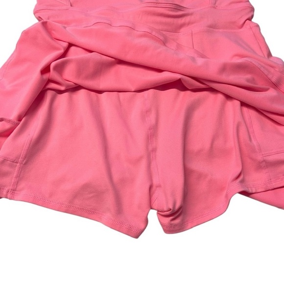 Free People Movement Size L Easy Does It Tennis Dress Bubblegum Pink Sporty Gym - Picture 9 of 9